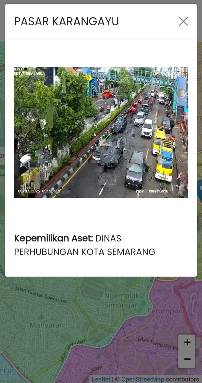 CCTV Pasar Karangayu Menghilang dari Pantau Semar! Mohon Dishub & Diskominfo Cek!!!!